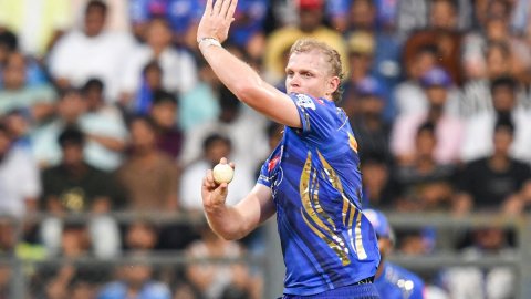 IPL 2025: Banned by PSL, Corbin Bosch excels on debut for MI on his brother's birthday (ld)
