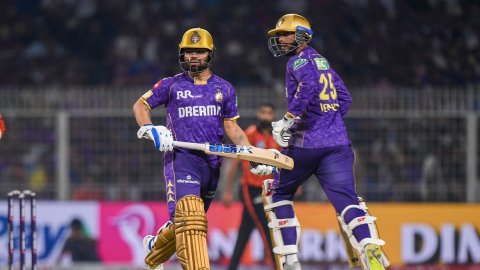 IPL 2025: Iyer's late blitz, Raghuvanshi's fifty power KKR to 200/6 against SRH