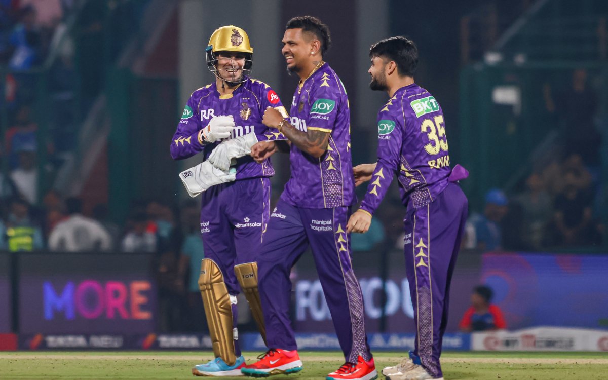 IPL 2025: Narine and Chakaravarthy pick five wickets collectively as KKR beat DC by 14 runs
