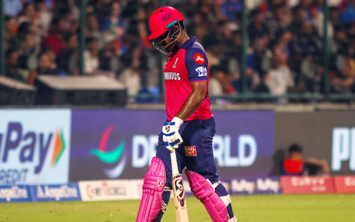 IPL 2025: Samson to miss RR’s clash against RCB due to side strain recovery in Jaipur