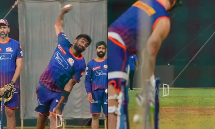 VIDEO: RCB पर मंडरा रहा है बुमराह नाम का खतरा, नेट्स में खतरनाक यॉर्कर्स डाल रहे हैं बुमराह