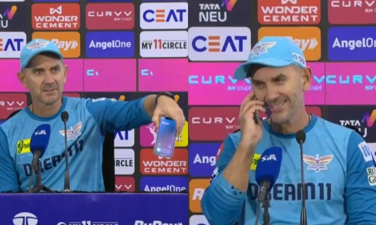 WATCH: जस्टिन लैंगर ने प्रेस कॉन्फ्रेंस में लिए मज़े, उठा लिया जर्नलिस्ट की मां का फोन