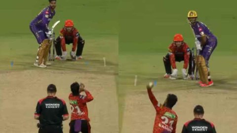 Kamindu Mendis creates history in IPL by bowling with both arms कामिंदु मेंडिस ने किया कमाल, IPL में दोनों हाथों से गेंदबाजी कर रचा इतिहास, देखें Video
