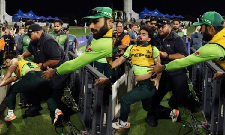 WATCH: न्यूजीलैंड में हुआ महाबवाल, खुशदिल शाह ने फैंस के साथ की मारपीट