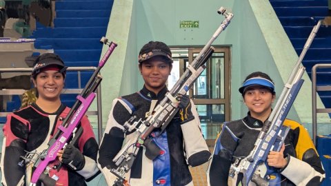 KSSMSC 2025: Shambhavi Kshirsagar takes double gold in air rifle 