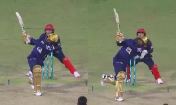 VIDEO: मोहम्मद आमिर ने बल्ले से मचाया आतंक, एक ओवर में लगाए 2 छक्के और 1 चौका