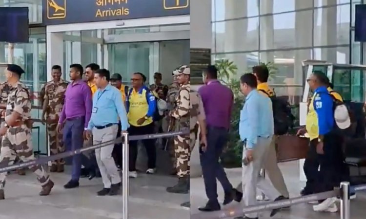 WATCH: धोनी की रिटायरमेंट पर अटकलें हुई खत्म, पंजाब के खिलाफ मैच के लिए चंडीगढ़ पहुंचे