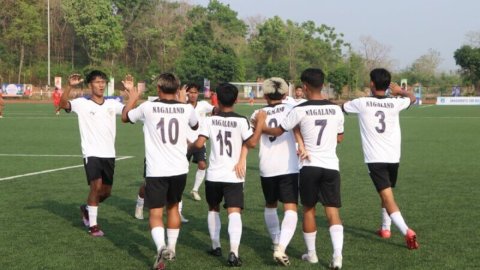 Nagaland off to flier in Group H of Swami Vivekananda U20 Men's NFC