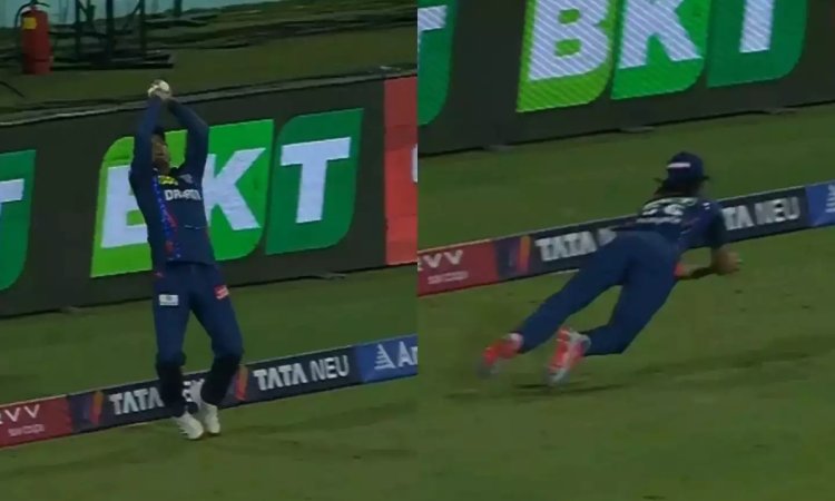 VIDEO: क्या ये है IPL 2025 का बेस्ट कैच? बदोनी और बिश्नोई ने बाउंड्री पर किया कमाल