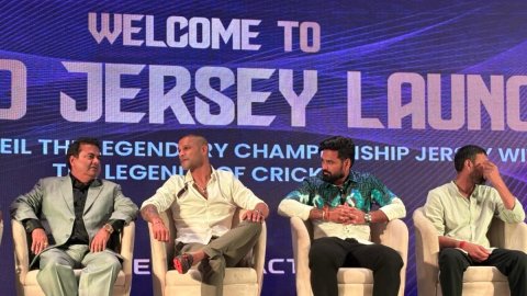 Shikhar Dhawan unveils jerseys for Intercontinental Legends Championship ahead of May 27 kick-off