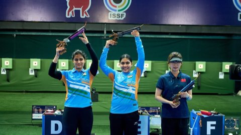 Shooting: Suruchi stuns Manu to win back-to-back World Cup gold