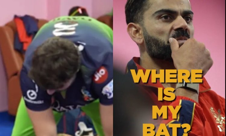 VIDEO: टिम डेविड ने किया विराट के साथ प्रैंक, किट बैग से चुराया बैट लेकिन बाद में पकड़े गए भाई साहब