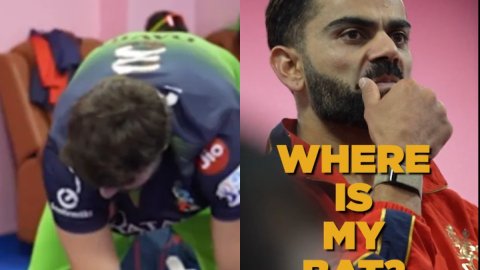 VIDEO: टिम डेविड ने किया विराट के साथ प्रैंक, किट बैग से चुराया बैट लेकिन बाद में पकड़े गए भाई साहब