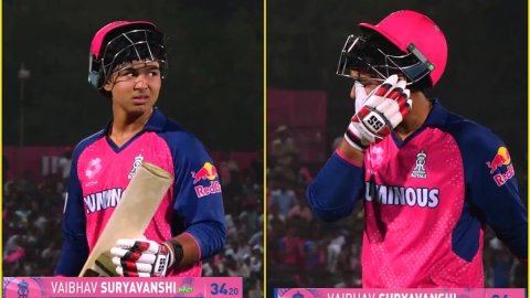 LIVE MATCH में आउट होने के बाद रोने लगे Vaibhav Suryavanshi, 14 साल की उम्र में किया है IPL डेब्यू; 