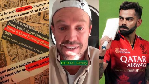 WATCH:ABD ने कोहली को बताया RCB का ‘मिस्टर सेफ्टी’, सहवाग‑गावस्कर ने उठाए थे कोहली के स्ट्राइक रेट प