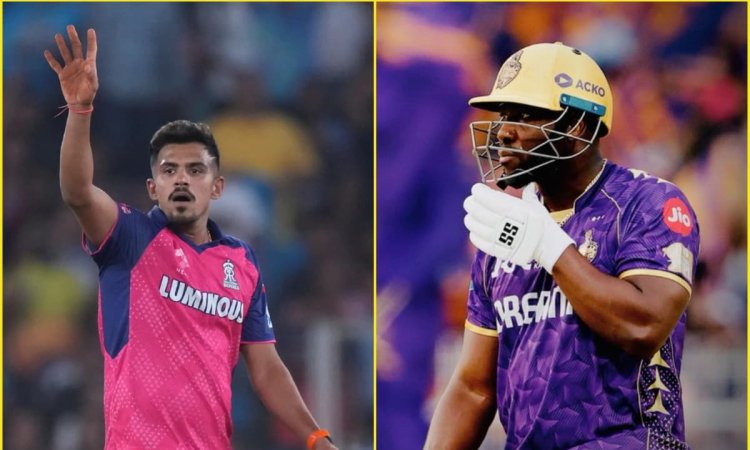 6,6,6: महेश थीक्षाना के काल बने आंद्रे रसेल, 3 गेंदों में लगातार ठोके 3 छक्के; देखें VIDEO