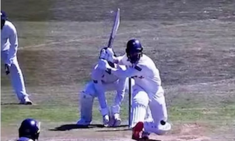 VIDEO: बैकफुट से स्वीप शॉट? जेम्स हैरिस ने खेला ऐसा शॉट जो किताबों में नहीं मिलेगा