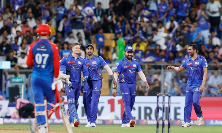 IPL 2025: Mumbai Indians beat Delhi Capitals by 59 runs and sealed their berth in the Playoffs! ஐபிஎல் 2025: டெல்லி கேப்பிட்டல்ஸை வீழ்த்தி பிளே ஆஃபிற்கு முன்னேறியது மும்பை இந்தியன்ஸ்!