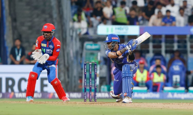 IPL 2025: सूर्यकुमार यादव की फिफ्टी और नमन धीर की आतिशी पारी से मुंबई इंडियंस ने दिल्ली के खिलाफ बना