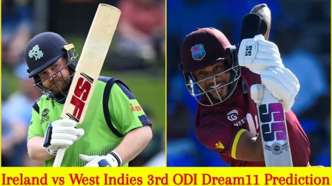 IRE vs WI 3rd ODI Dream11 Prediction: पॉल स्टर्लिंग या शाई होप, किसे बनाएं कप्तान? यहां देखें Fantas