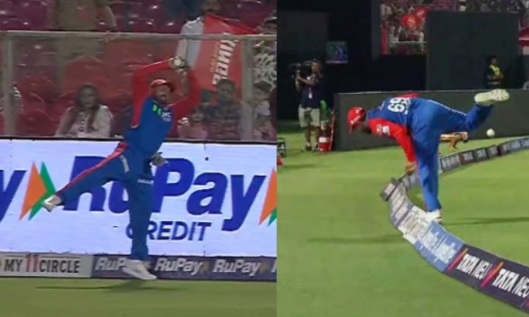 करुण नायर ने खुद दे दिया छक्का, लेकिन थर्ड अंपायर ने पलट दिया फैसला, IPL 2025 में दिखा अजीब नज़ारा; 