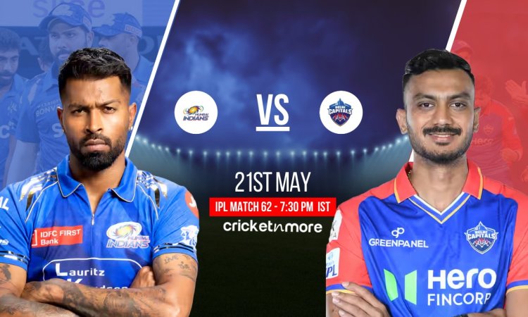 MI vs DC: Dream11 Prediction, Mumbai Indians vs Delhi Capitals Dream11 Team IPL 2025 Match No 63! ஐபிஎல் 2025: மும்பை இந்தியஸ் vs டெல்லி கேப்பிட்டல்ஸ்- உத்தேச லெவன் & ஃபேண்டஸி லெவன் டிப்ஸ்!