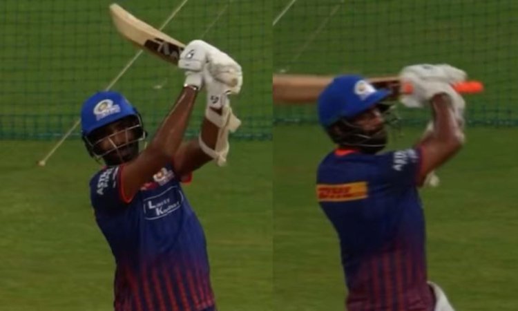 VIDEO: गेंदबाज़ नहीं, इस बार बल्लेबाज़ बुमराह का जलवा, नेट्स में लगाए तूफानी शॉट्स