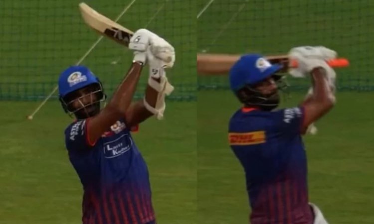 Not The Bowler But Batsman Bumrah Shines This Time Smashes Big Shots In The Nets பேட்டிங் பயிற்சியில் அதிரடி காட்டும் பும்ரா - வைரலாகும் காணொளி!