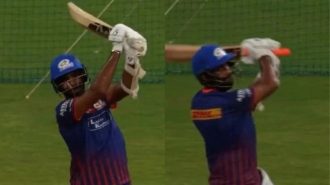 Not The Bowler But Batsman Bumrah Shines This Time Smashes Big Shots In The Nets பேட்டிங் பயிற்சியில் அதிரடி காட்டும் பும்ரா - வைரலாகும் காணொளி!