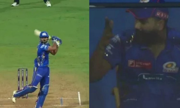 नमन धीर के गैरजिम्मेदार शॉट पर भड़के रोहित शर्मा, कैमरे में कैद हुआ गुस्सा; देखिए VIDEO