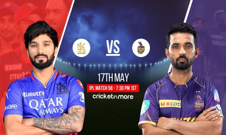 RCB vs KKR Probable Playing XI: रॉयल चैलेंजर्स बेंगलुरु बनाम कोलकाता नाइट राइडर्स, यहां देखिए संभावित प्लेइंग XI RCB vs KKR Probable Playing XI: रॉयल चैलेंजर्स बेंगलुरु बनाम कोलकाता नाइट राइडर्स, यहां देखिए संभावित प्लेइंग XI