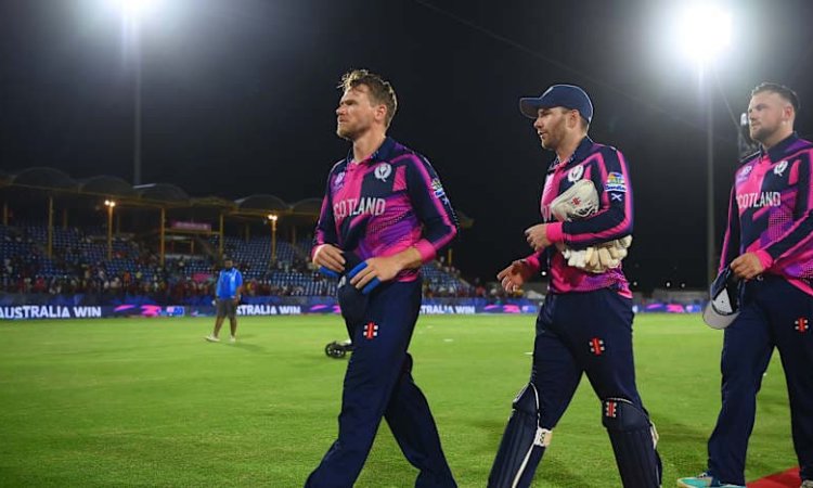 Scotland's Matthew Cross and Mark Watt have been fined for ICC Code of Conduct! ஐசிசி விதிகளை மீறியதாக ஸ்காட்லாந்து வீரர்களுக்கு அபராதம்!
