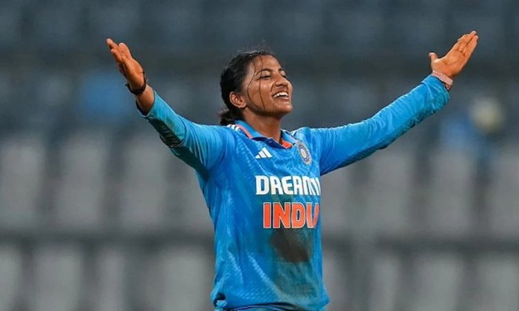 How ‘Comeback Queen’ Sneh Rana Made A Triumphant Return To ODI Glory In Sri Lanka மீண்டும் இந்திய அணி ஜெர்சியை அணிய வாய்ப்பு கிடைத்ததில் மிகவும் மகிழ்ச்சி - ஸ்நே ரானா!
