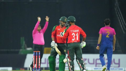 UAE vs BAN, 2nd T20I: வங்கதேச பேட்டர்கள் அசத்தல்; யுஏஇ அணிக்கு 206 டார்கெட்!