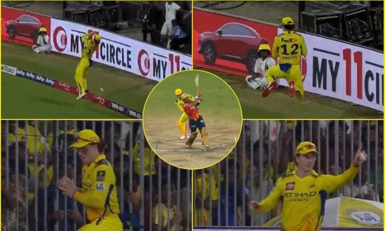 Baby AB ने दिलाई AB de Villiers की याद, बाउंड्री पर पकड़ा IPL 2025 का सबसे तगड़ा कैच; देखें VIDEO