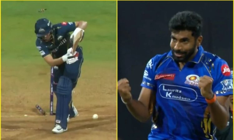 Watch -Jasprit Bumrah Clean Bowled Shubman Gill In Mi Vs Gt Match Ipl 2025! ஷுப்மன் கில்லை க்ளீன் போல்டாக்கிய ஜஸ்பிரித் பும்ரா - காணொளி!