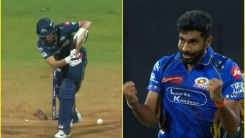 Watch -Jasprit Bumrah Clean Bowled Shubman Gill In Mi Vs Gt Match Ipl 2025! ஷுப்மன் கில்லை க்ளீன் போல்டாக்கிய ஜஸ்பிரித் பும்ரா - காணொளி!