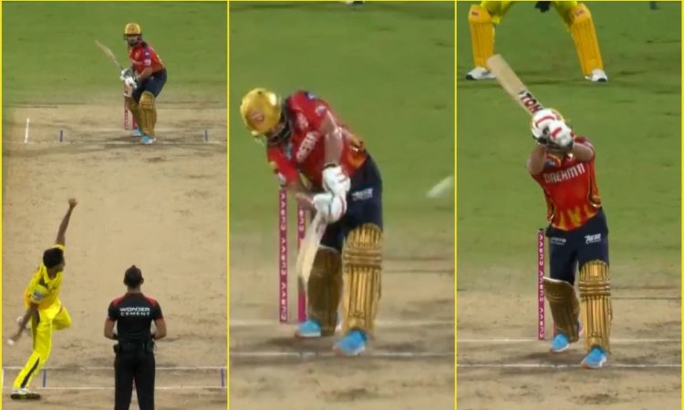 Baby Malinga के उड़ गए तोते, Prabhsimran Singh ने हेलीकॉप्टर शॉट मारकर Matheesha Pathirana का जड़ा छ