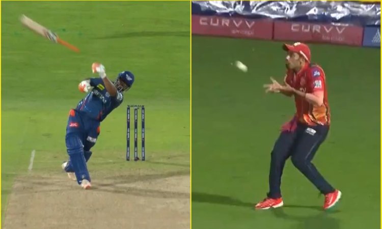 VIDEO: विकेट के साथ उड़ गया बैट, हीरोपंती दिखाने के चक्कर में फिर OUT हुए Rishabh Pant