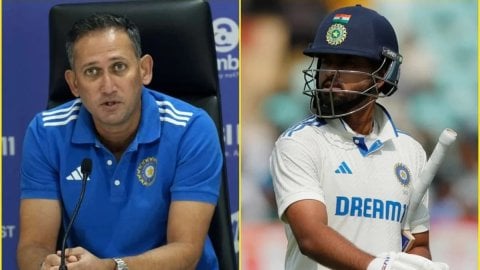 Ajit Agarkar Said At The Moment There Is No Room For Shreyas Iyer In The Test Team ஸ்ரேயாஸ் ஐயருக்கு தற்போது அணியில் இடமில்லை - அஜித் அகர்கர்!