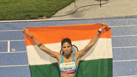 Asian Athletics: Visualisation of race during downpour keeps Jyothi on track to gold