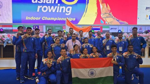 Asian Indoor Rowing: India continue dominant run with 17 medals, seven of them gold, on Day 2