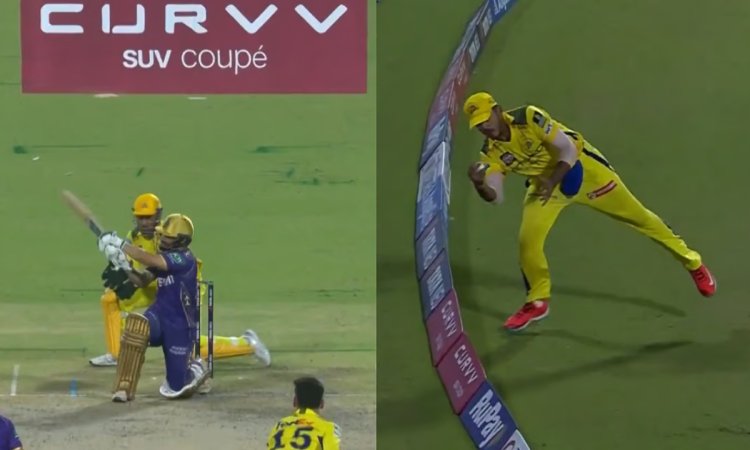 VIDEO: आयुष म्हात्रे ने बाउंड्री पर पकड़ा गज़ब का कैच, रिंकू सिंह के उड़ गए तोते