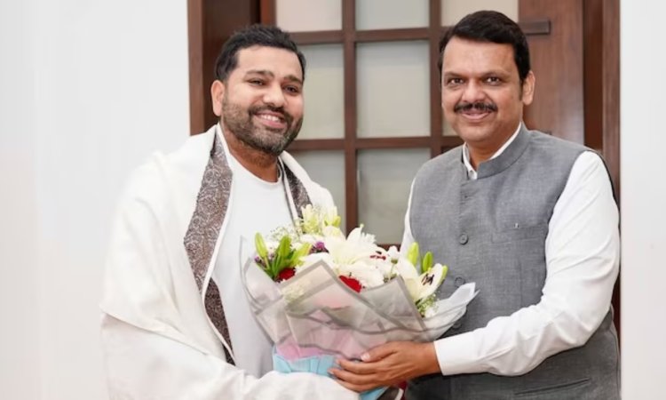 रिटायरमेंट के बाद सीएम फडणवीस से मिले रोहित शर्मा, सोशल मीडिया पर वायरल हो रही है तस्वीर