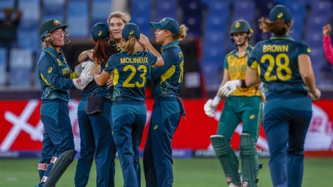 Dubai: ICC Women's T20 World Cup semi-final match between Australia Women and South Africa Women