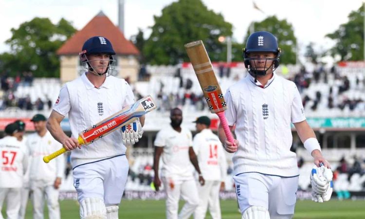 England have declared 565/6 in first innings of only test vs zimbabwe