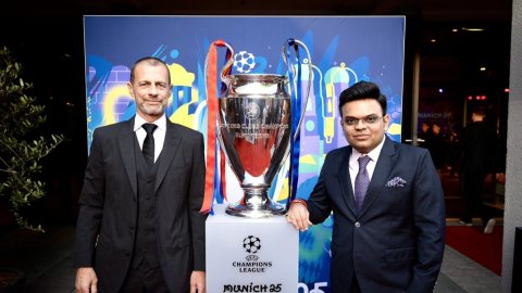 ICC Chairman Shah ‘honoured’ to represent cricket in Munich, meets UEFA President ahead of CL final