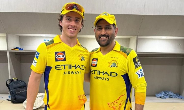 IPL 2025: Dewald Brevis Thanks CSK After Impressive Stint, Says 'I Hope To Be Back Soon' ‘விரைவில் திரும்பி வருவேன்’ - சிஎஸ்கேவிற்கு நன்றி தெரிவித்த டெவால்ட் பிரீவிஸ்!