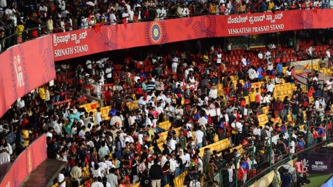 மழையால் கைவிடப்பட்ட ஆட்டம்; டிக்கெட் கட்டணத்தை திருப்பி வழங்கும் ஆர்சிபி!