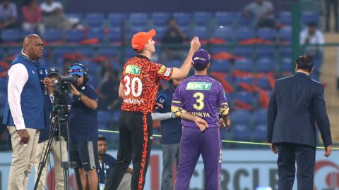 IPL 2025: Sunrisers Hyderabad elect to bat first against Kolkata Knight Riders